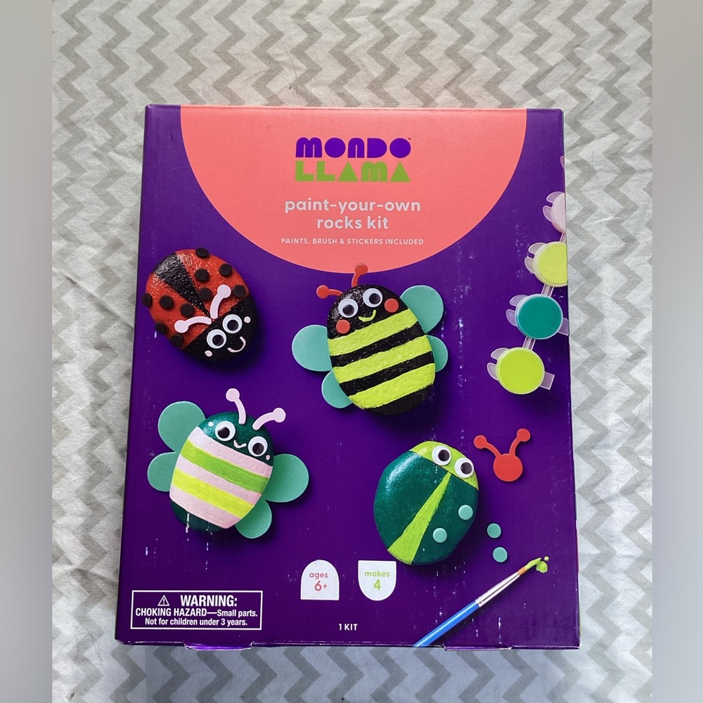 Mondo Llama Paint Your Own Rocks Kit